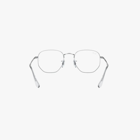 Ray-Ban RX6448 - 2501 sølv rektangulær brille