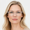 Lustré - Transparent hvid på model