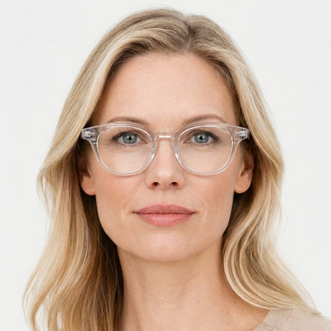 Lustré - Transparent hvid på model