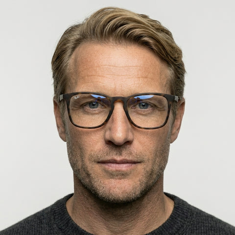 Ray-Ban RX7074 - 5365 - Havana på model