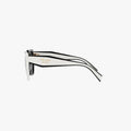 Prada PR 15WS - 09Q5S0 sort og hvid rektangulær solbrille