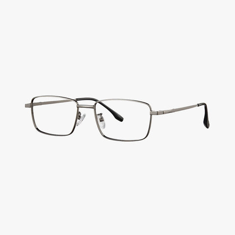Lucienne gunmetal firkantet brille