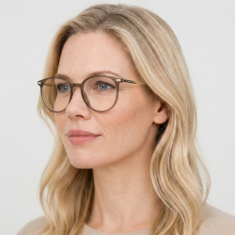 Tommy Hilfiger TH 2020 - 09Q - Transparent brun på model