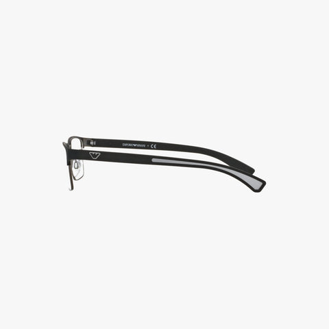Emporio Armani EA1052 - 3094 sort og gunmetal rektangulær brille