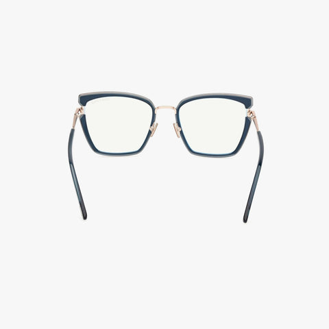 Tom Ford FT5984-B - 092 mørkeblå cat-eye brille