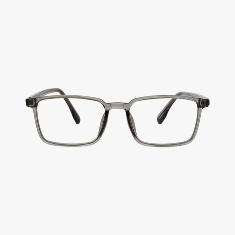 Veyron transparent grå firkantet brille
