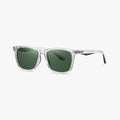 Mistral transparent hvid firkantet solbrille
