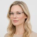 Ray-Ban RX5387 - 8181 - Transparent på model