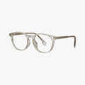 Fenora transparent hvid rund brille