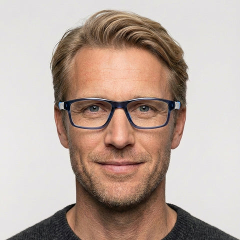 Novaro - Transparent blå på model