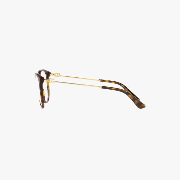 Dolce & Gabbana DG3363 - 502 - Havana med guld