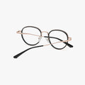 Serenya blank sort rund brille