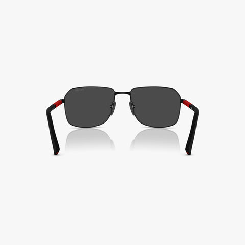 Prada Linea Rossa PS A51S - 1BO06F - Mat sort og rød