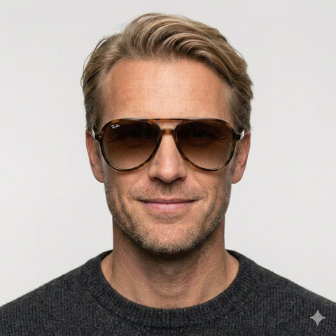 Ray-Ban RB4376 - 710/13 - Havana på model