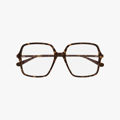 Gucci GG1003O - 002 havana kvadratiske brille