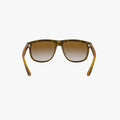 Ray-Ban Boyfriend - 710/51 havana rektangulær solbrille
