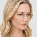 Ray-Ban ROUND METAL - 2500 - Guld på model