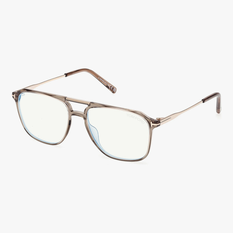 Tom Ford FT5665-B - 045 - Transparent brun