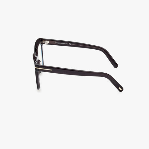 Tom Ford FT5880-B - 020 transparent grå rektangulær brille