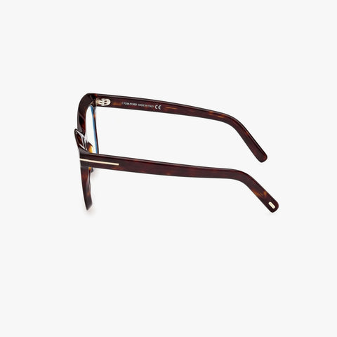 Tom Ford FT5880-B - 052 havana rektangulær brille