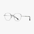 Nivelle sølv rund brille