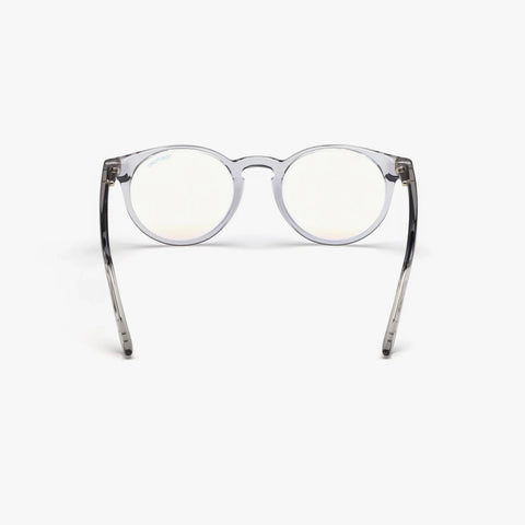 Tom Ford FT5557-B - 020 transparent grå panto brille