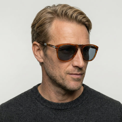 Persol STEVE MCQUEEN - 96/56 - Havana på model