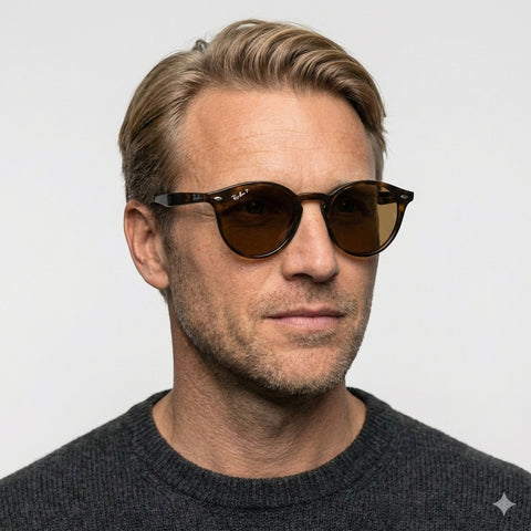 Ray-Ban RB2180 - 710/83 - Havana på model