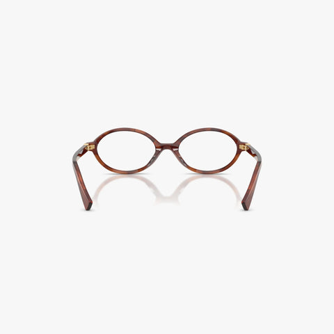 Miu Miu MU 01XV - 26E1O1 - Striped Tobacco