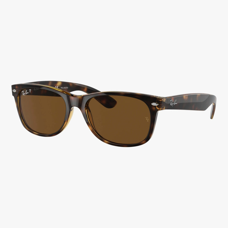 Ray-Ban NEW WAYFARER - 902/57 tortoise rektangulær solbrille