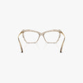 Dolce & Gabbana DG5025 - 3432 transparent camel cat-eye brille