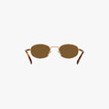 Prada PR B53S - 5AK09Z guld og tortoise oval solbrille