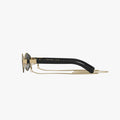 Marc Jacobs MARC 496/S - J5G/IR guld rektangulær solbrille