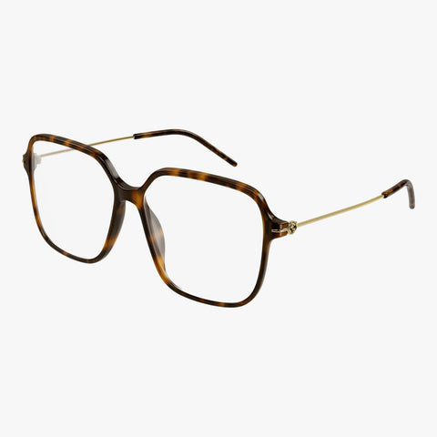 Gucci GG1271O - 002 havana rektangulær brille