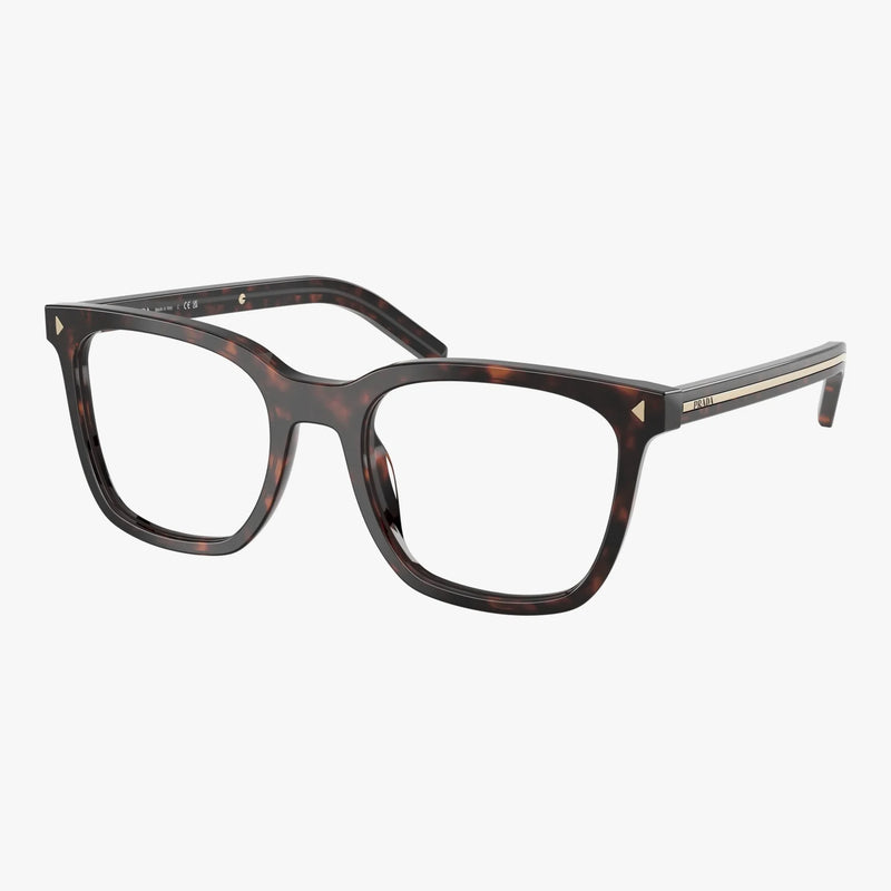 Prada PR B11V - 17N1O1 tortoise rektangulær brille
