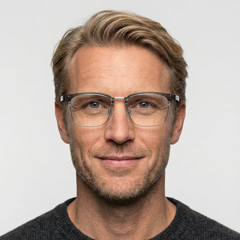 Valmont - Transparent grå på model