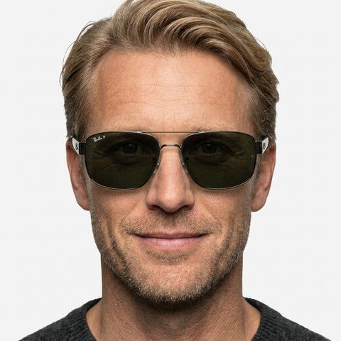 Ray-Ban RB3663 - 004/58 - Gunmetal på model