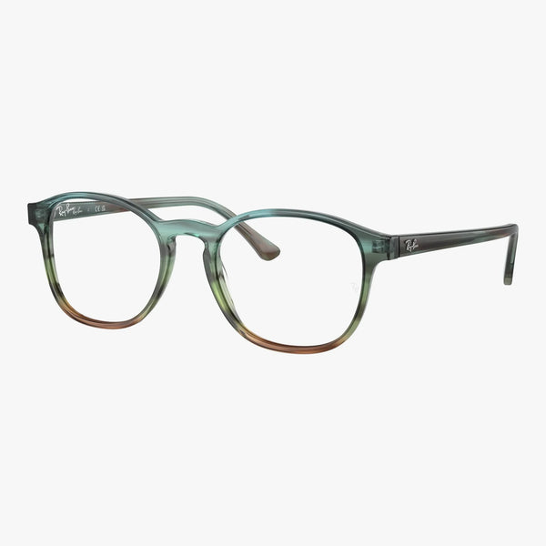 Ray-Ban RX5417 - 8252 - Stribet blågrøn og brun