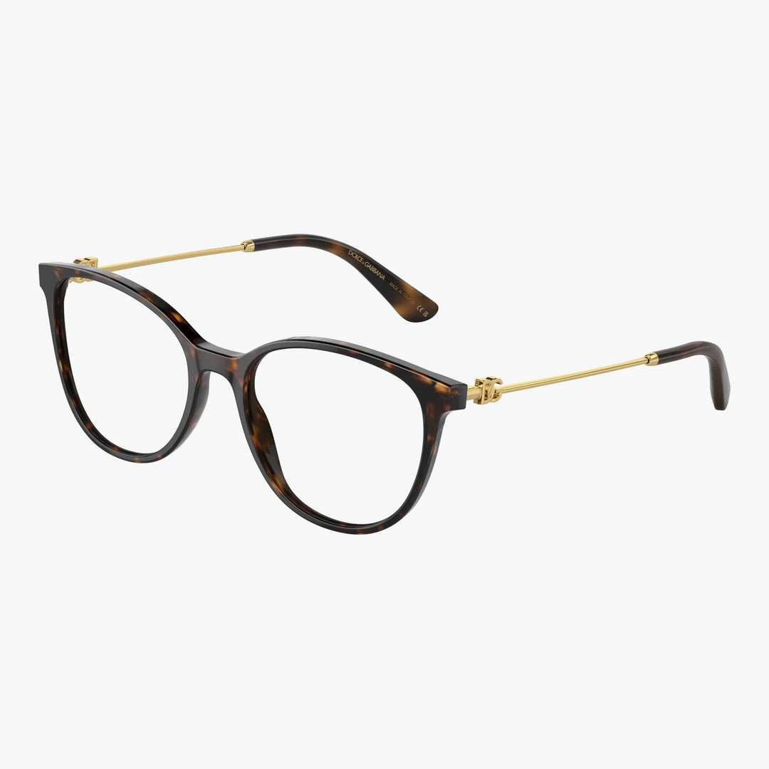Dolce & Gabbana DG3363 - 502 - Havana med guld