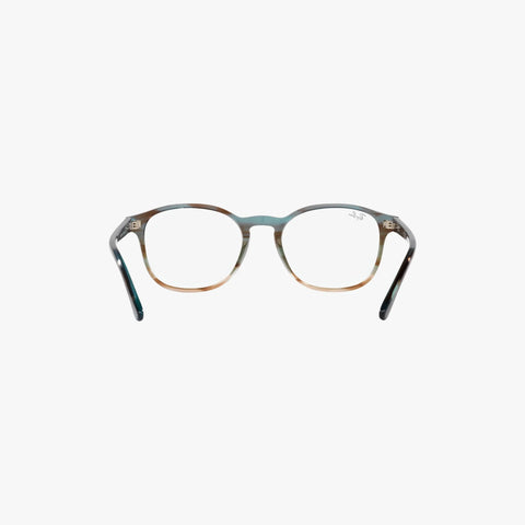 Ray-Ban RX5417 - 8252 stribet blågrøn og brun panto brille