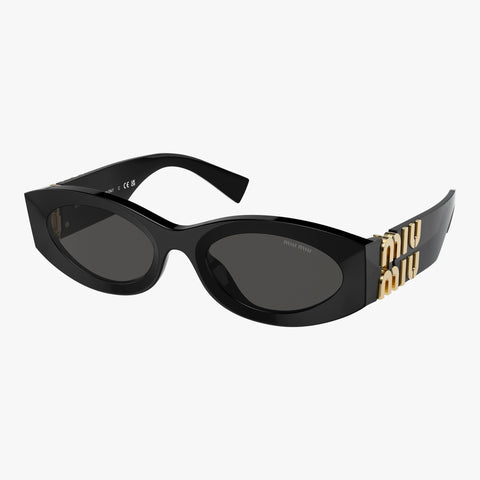 Miu Miu 0MU 11WS - 1AB5S0 sort cat-eye solbrille