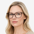 Gucci GG0026O - 019 - Transparent brun på model