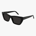 Saint Laurent SL 276 MICA - 001 sort cat-eye solbrille