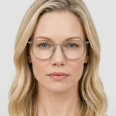 Ray-Ban RX4451V - 8125 - Transparent grå på model
