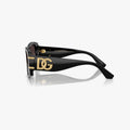 Dolce & Gabbana DG4501 - 501/8G sort cat-eye solbrille