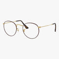 Ray-Ban ROUND METAL - 3188 - Havana og guld