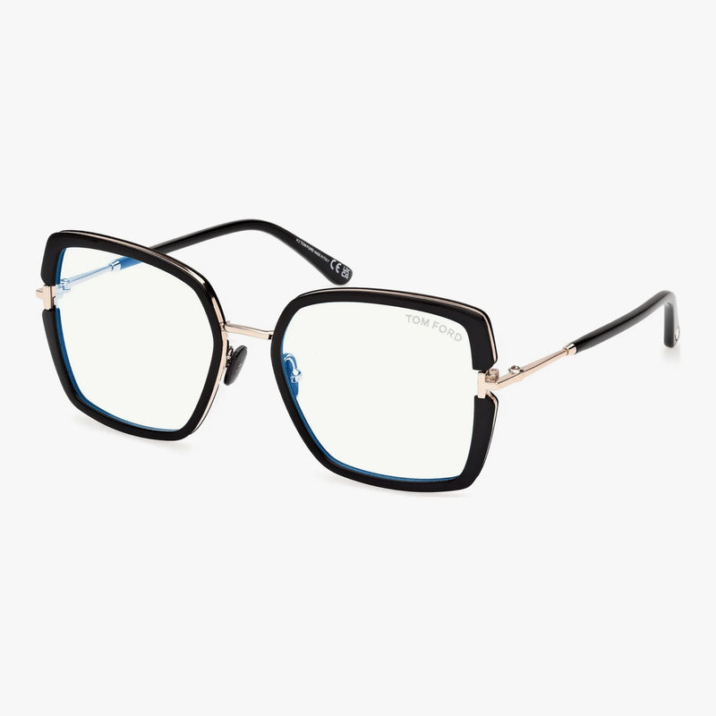 Tom Ford FT5985-B - 001 sort kvadratiske brille
