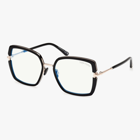 Tom Ford FT5985-B - 001 sort kvadratiske brille