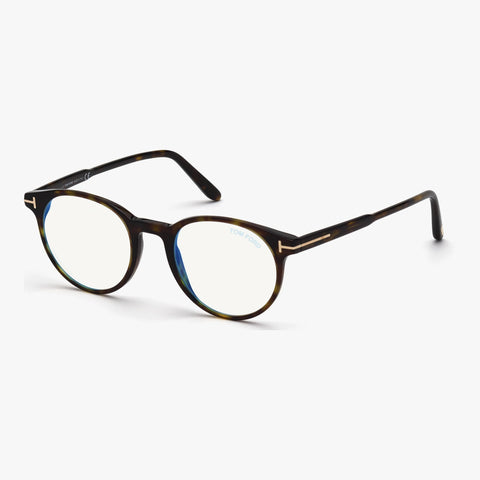 Tom Ford FT5695-B - 052 mørk havana rund brille