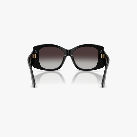 Dolce & Gabbana DG4501 - 501/8G sort cat-eye solbrille